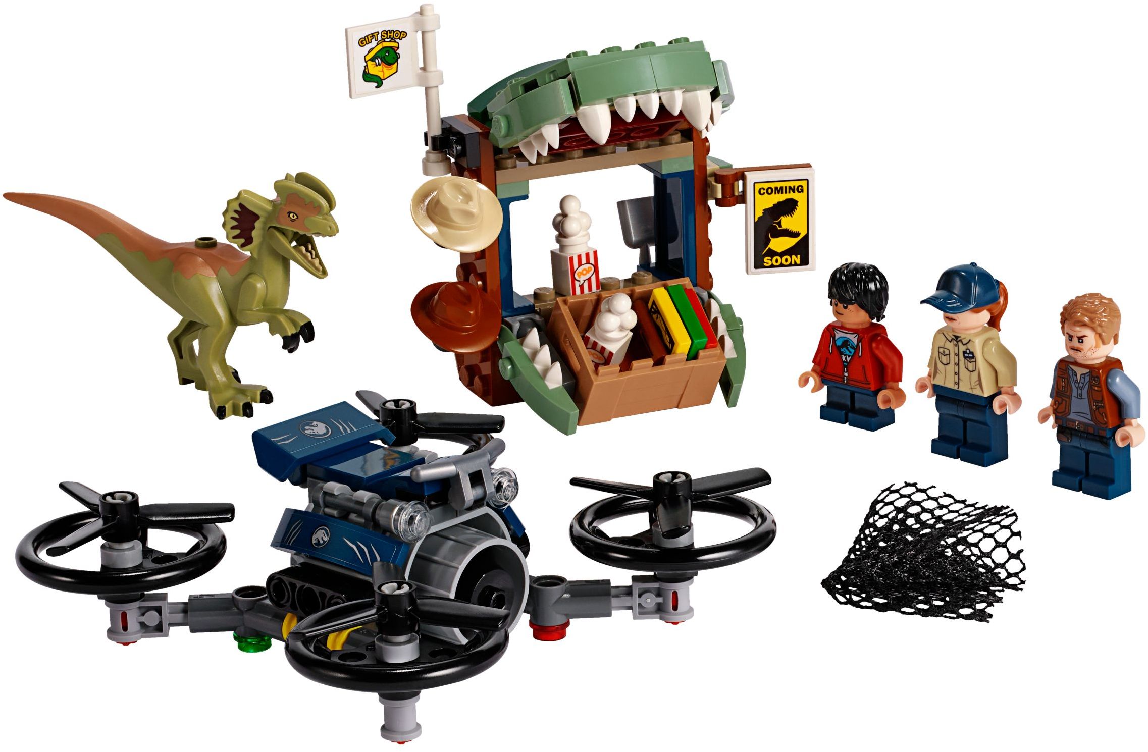 Lego Dilophosaurus on the Loose