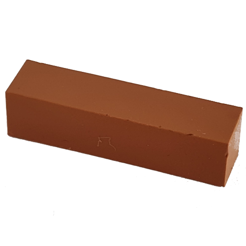 Lego Modulex Tile 1 x 4 with Internal Supports / Modulex Terracotta