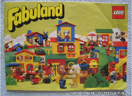 Lego 1982 Small Fabuland European (114578/114678-EU III (UK/F/B))