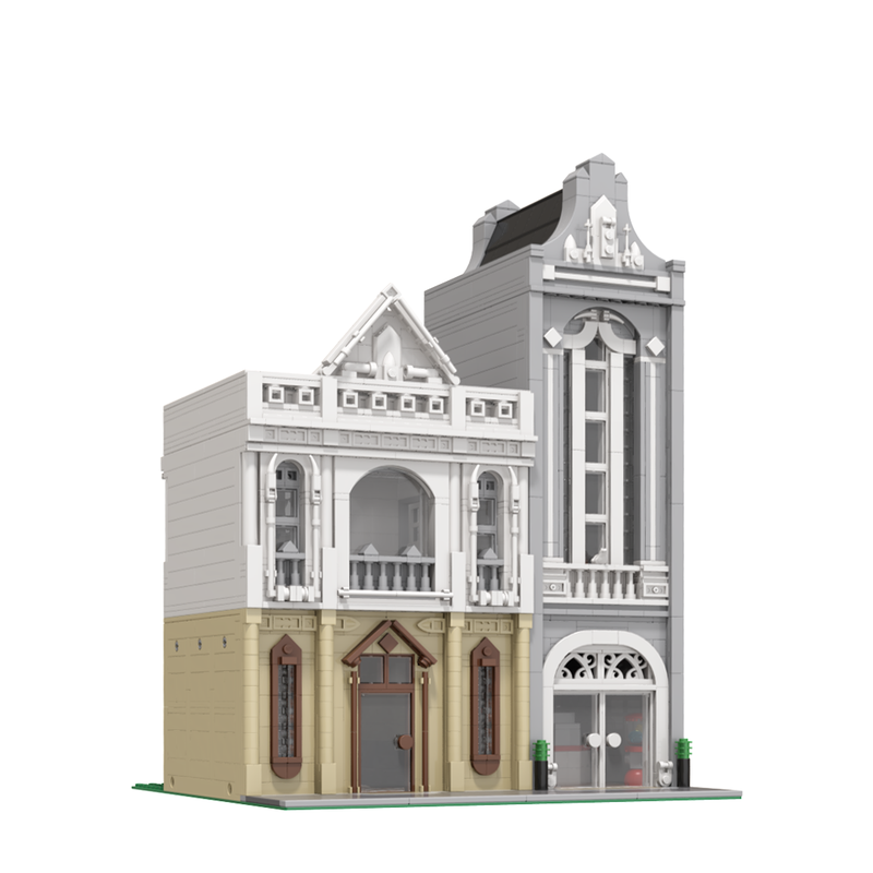 Lego Barbershop and Candy Store Modular Buildings
