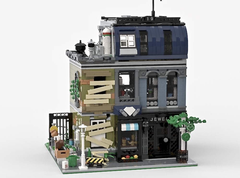 Lego Jewelry Store and Hideout