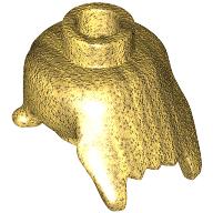 Lego Minifig Head Special with Jagged Bottom Edge [Plain]