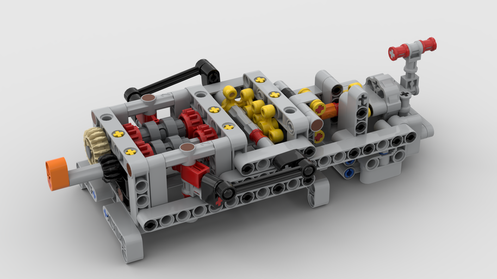 Lego Sequential 4-speed gearbox