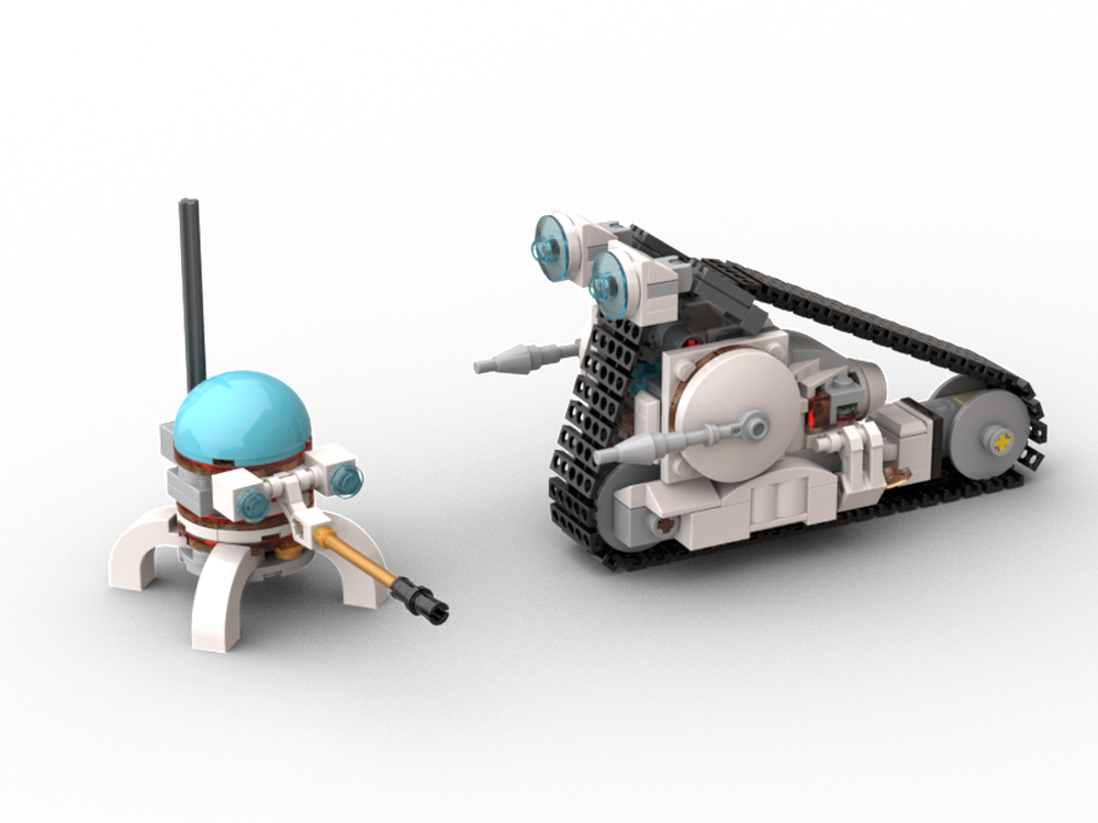 Lego Tank & Dwarf Spider droids