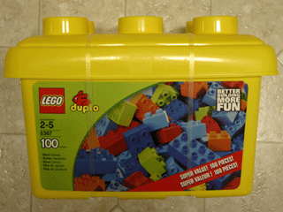 Lego Yellow Tub
