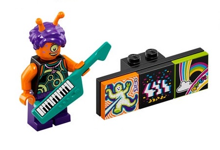Lego Alien Keytarist