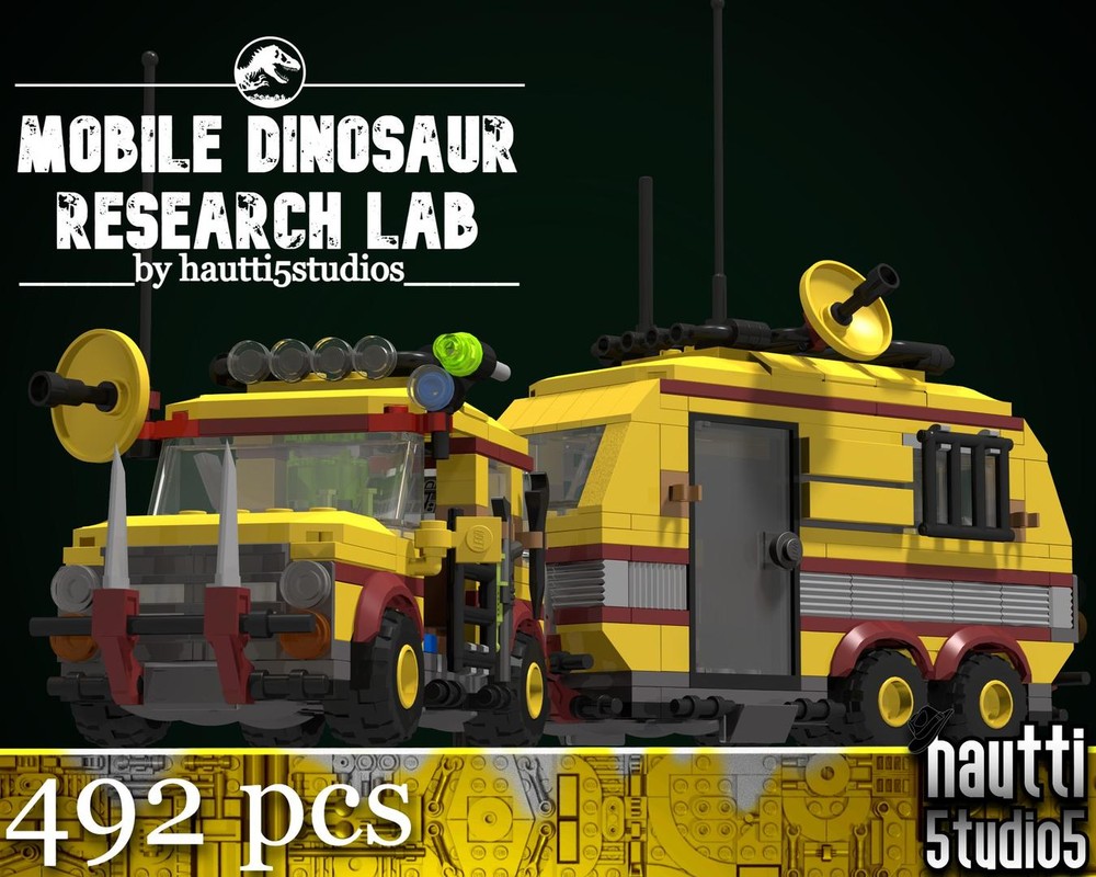 Lego Mobile Dinosaur Research Lab