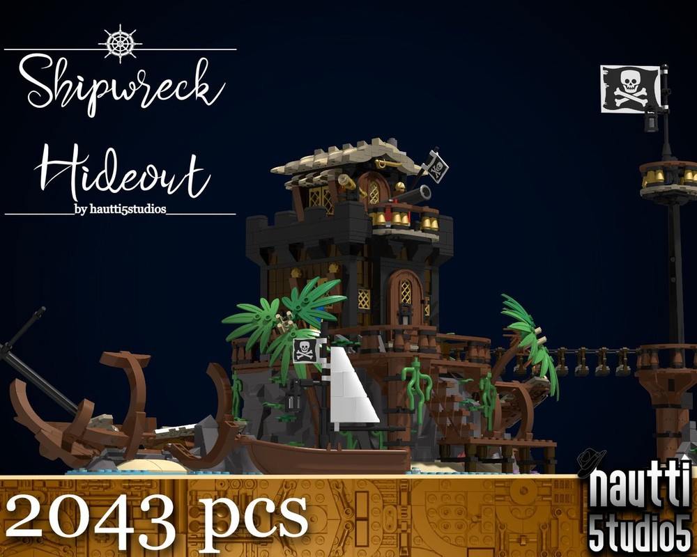 Lego Shipwreck Hideout (6253 REMAKE)