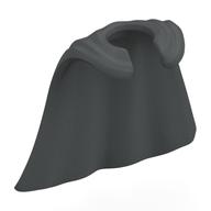 Lego Minifig Neckwear Cape Smooth / Dark Bluish Gray
