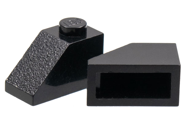 Lego Slope 45 2 x 1 without Bottom Tube / Black