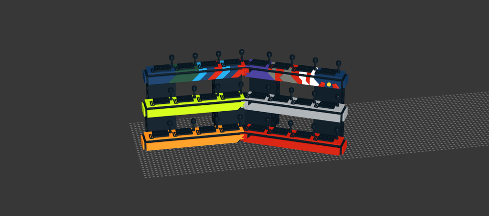 Lego The Modular speed champions Minifigure Display cubes.