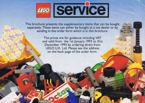 Lego 1993 Medium Service Packs UK (922711-UK)