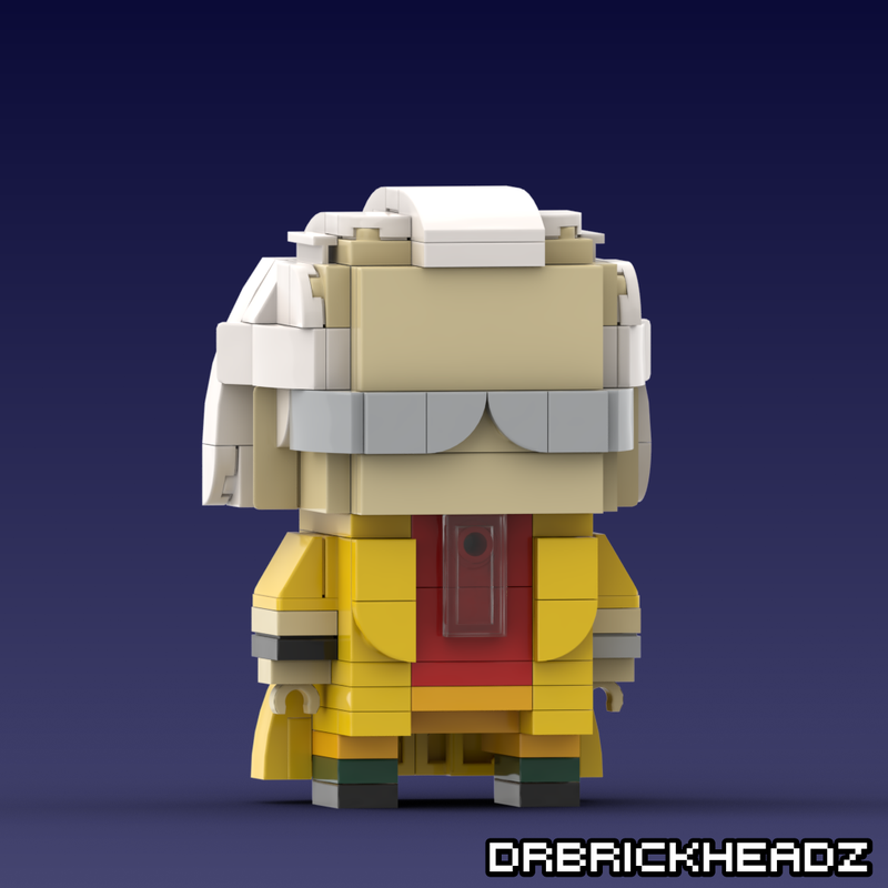 Lego Doc Brown (Back to the Future Part II) Brickheadz