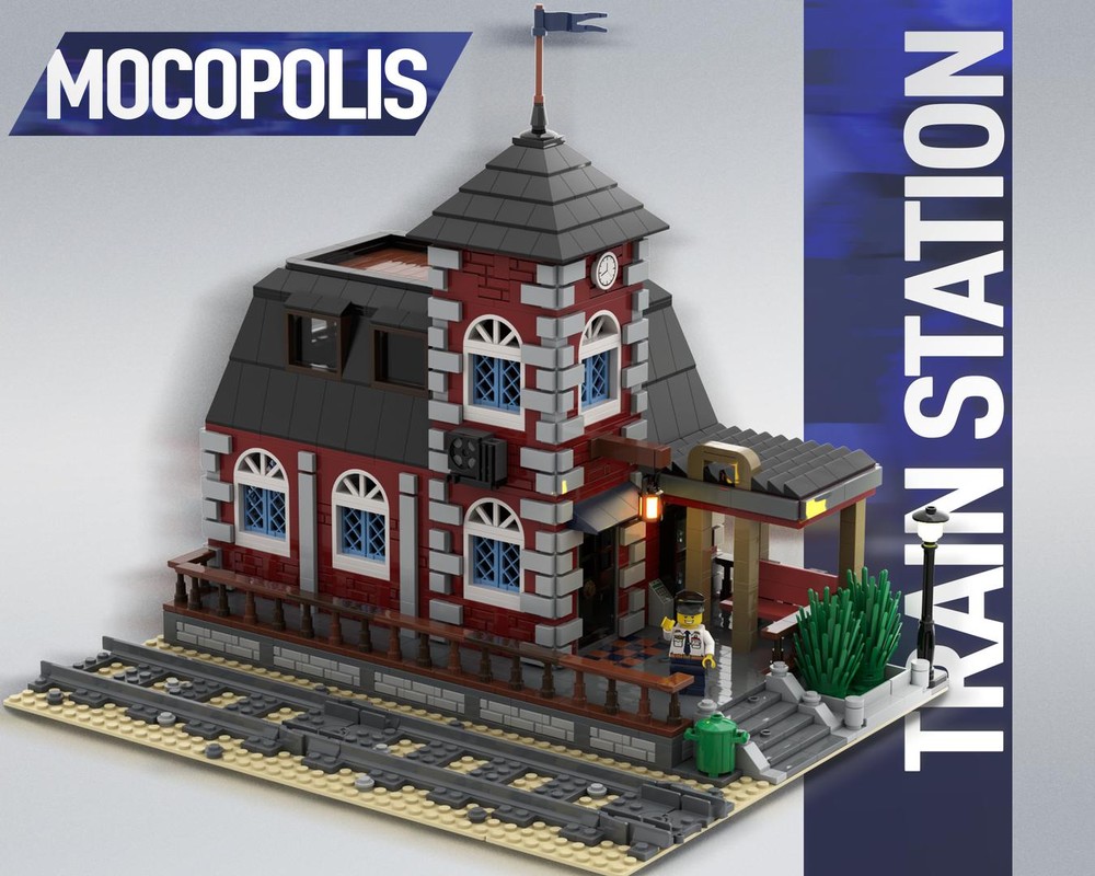 Lego Country Train Station