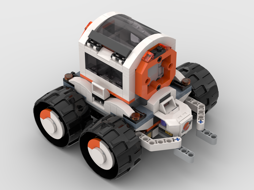 Lego City Space Command-Rover-Module-Trailer