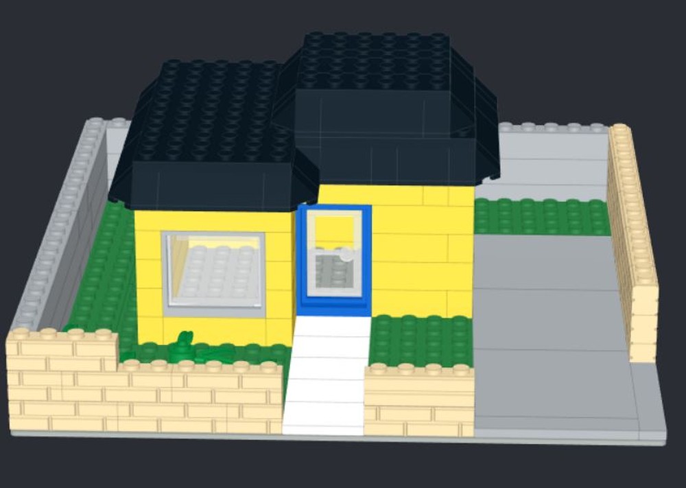 Lego Small Corner House