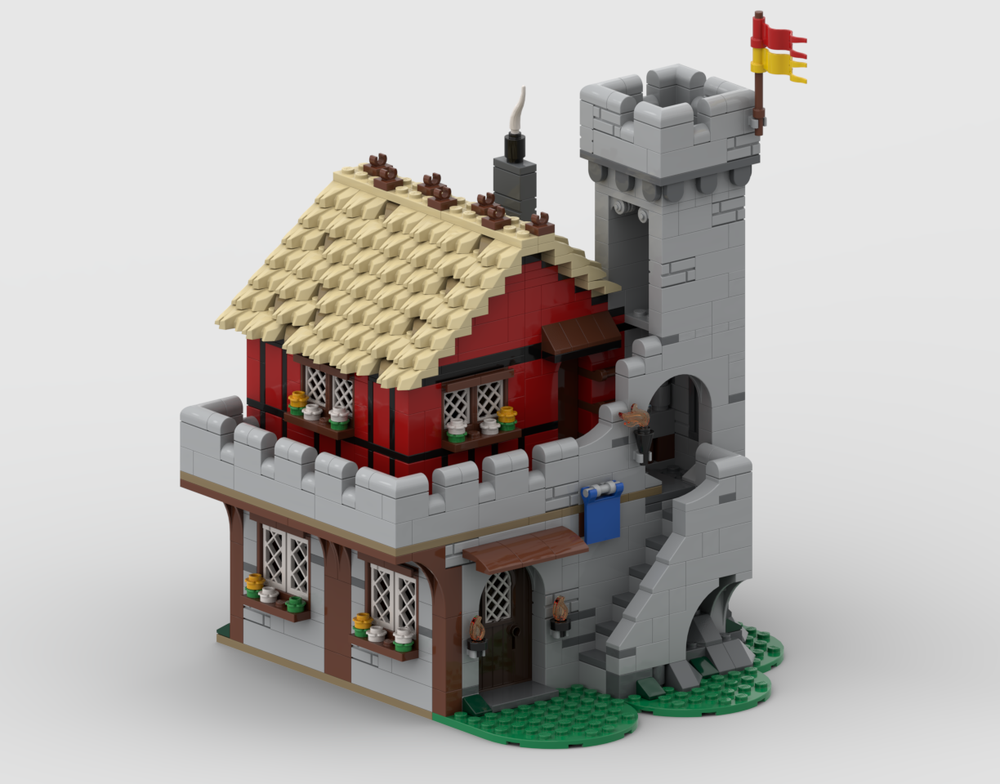 Lego Medieval Guarded Inn
