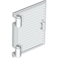 Lego Window 1 x 2 x 3 Shutter with Hinges and Handle / White