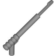 Lego Weapon Spear Gun with Rounded Trigger and Thin Spear Base / Flat Silver