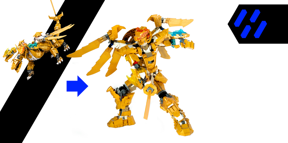 Lego 71774 Golden Dragon Lloyd | Alternate Build