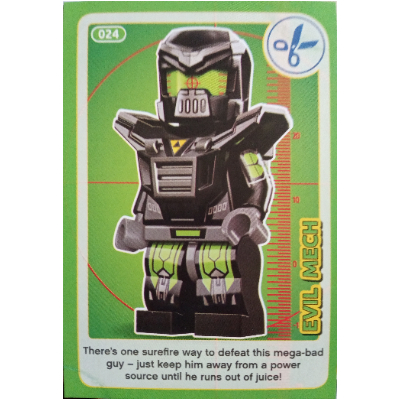 Lego Trading Card, Create the World Incredible Inventions - Evil Mech
