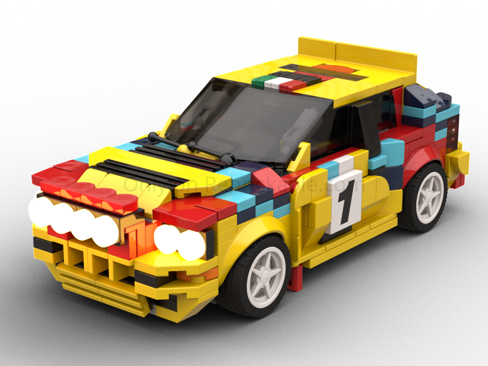 Lego Lancia Delta-SAN MARINO RALLYLEGEND (HF IINTEGRALE series)