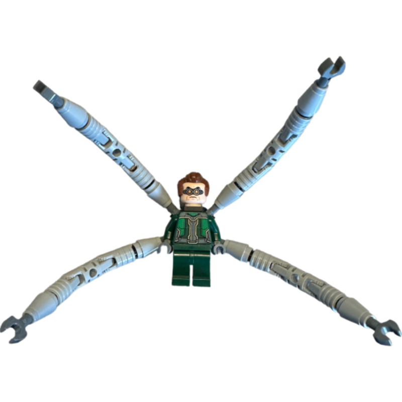 Lego Dr. Octopus / Doc Ock, Dark Green Outfit, Robot Arms