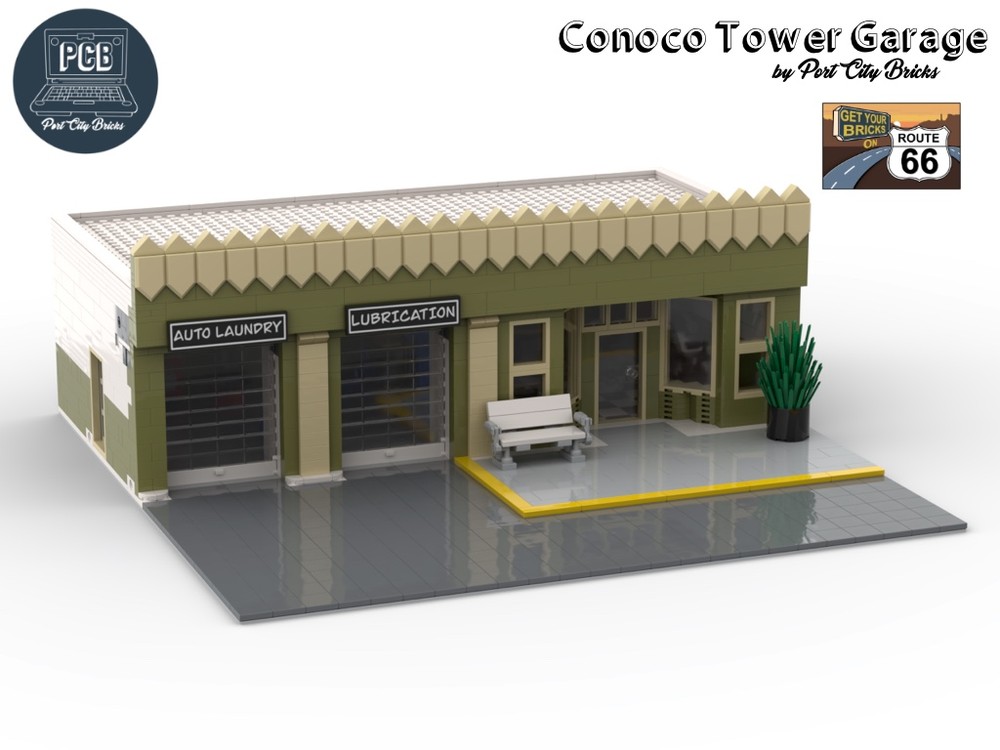 Lego Conoco Tower Garage - Get Your Bricks on Route 66