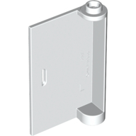 Lego Door 1 x 3 x 4 Left - Open Between Top and Bottom Hinge / White