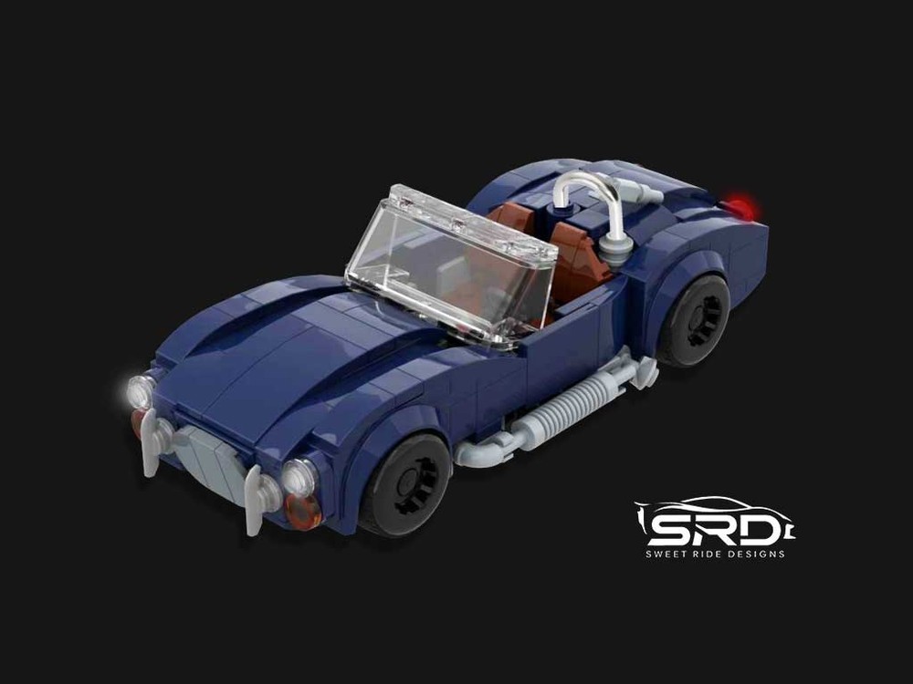 Lego SHELBY AC Cobra 7 studs wide