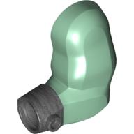 Lego Arm, Bigfig, Left with Pearl Dark Gray Wristband / Sand Green