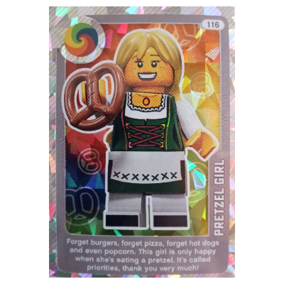 Lego Trading Card, Create the World Living Amazingly - Pretzel Girl (Foil) / [No Color/Any Color]