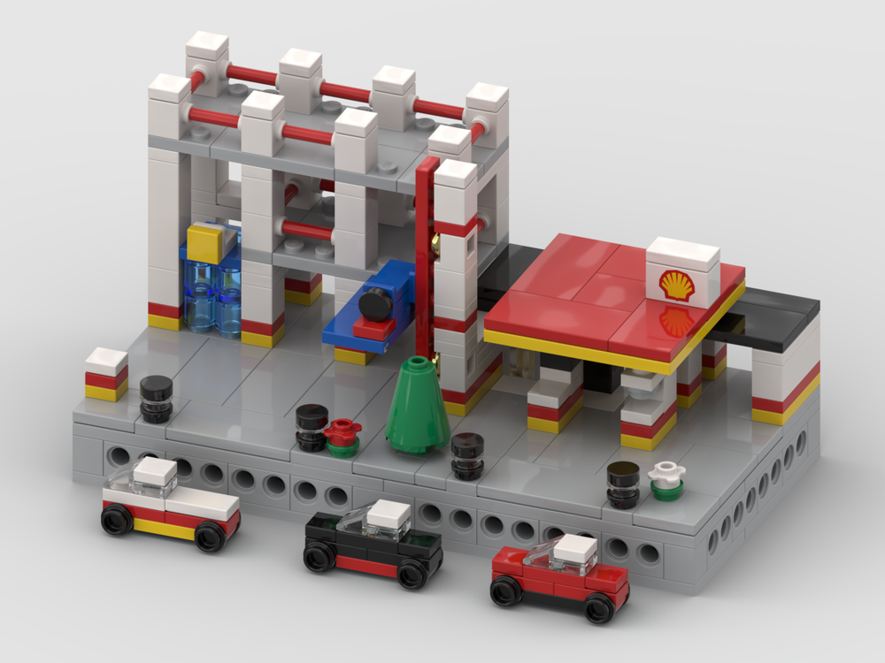 Lego 6394 - Metro Park & Service Tower (microscale version)