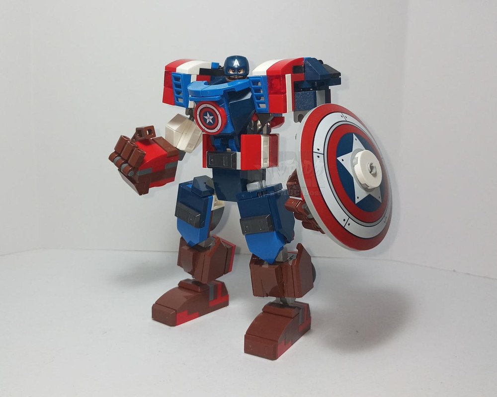 Lego Captain America Mech Armor Upgrade