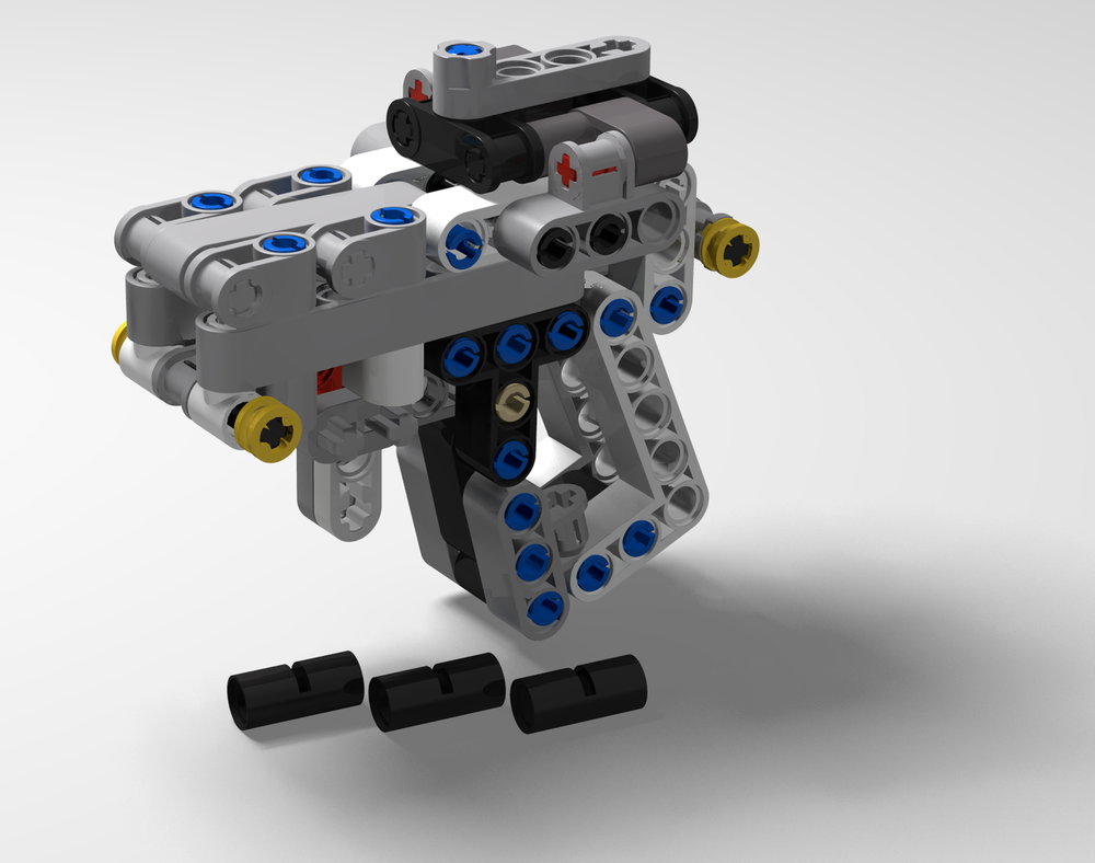Lego Mini pistol 05 magazine modification