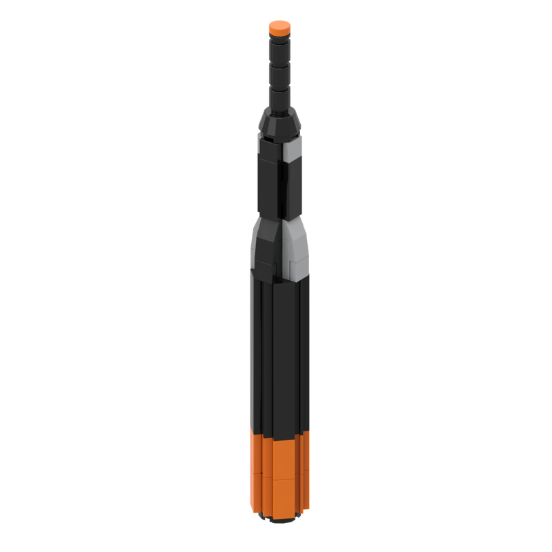 Lego Hapith V (1:110 scale - as Saturn V)