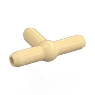 Lego Pneumatic T-Piece (T Bar) [New Style] / Tan