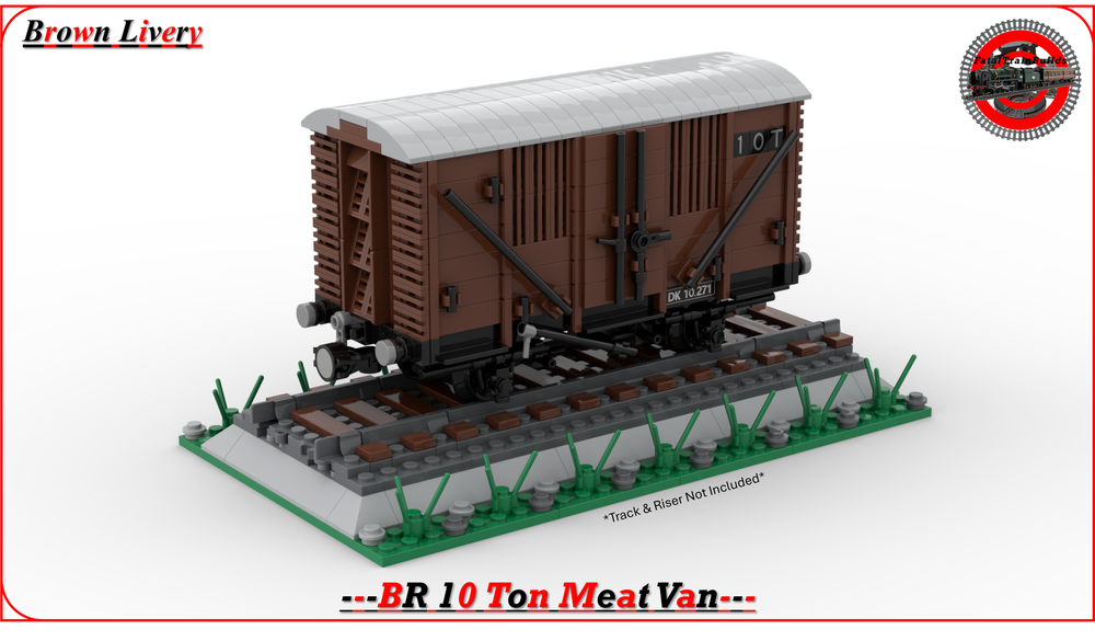 Lego (Brown Livery) BR 10 Ton Meat Van (8-W)