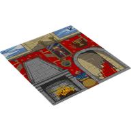 Lego Backdrop, Lenticular with Gryffindor Common Room Print / Trans-Clear