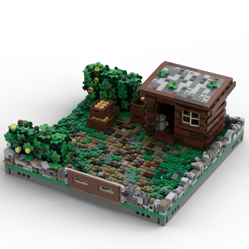 Lego Beekeeping Honey House