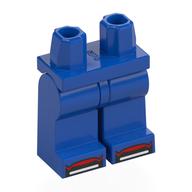 Lego Hips and Blue Legs with Red/White Shoes Print / Blue