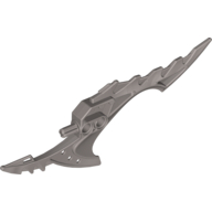 Lego Large Figure Weapon Blade, Shark Tooth