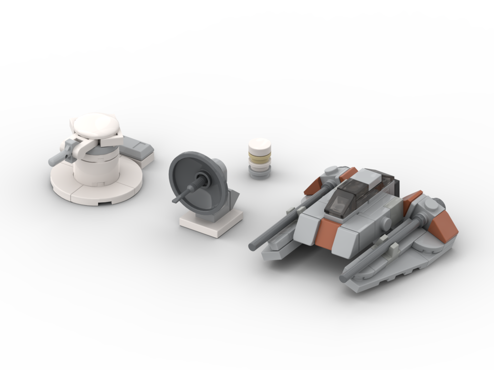 Lego Rebel Echo Base Defenses