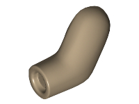 Lego Arm, Left / Dark Tan