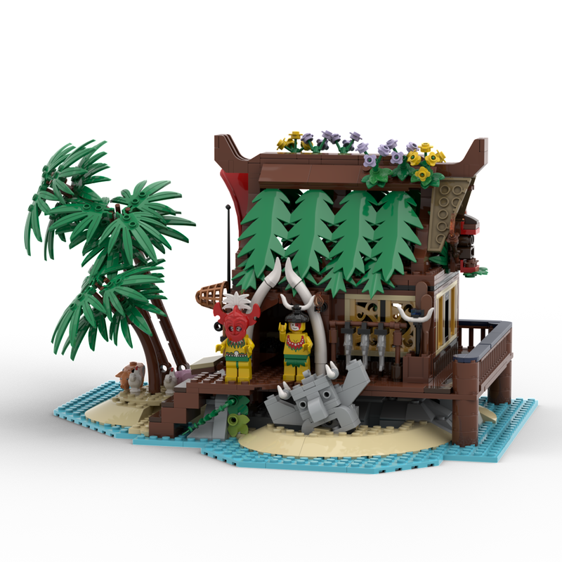 Lego Islanders Tiki House