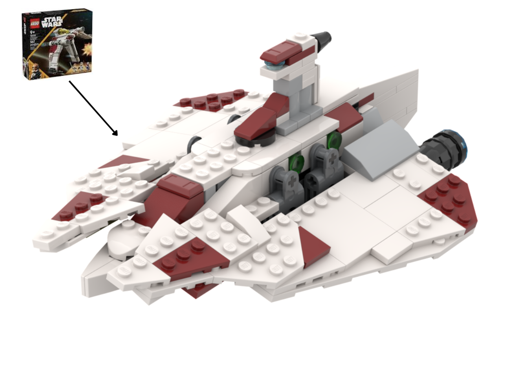 Lego Acclamator Assault Ship-75432 Alt