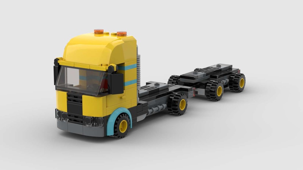 Lego Truck with trailer for container