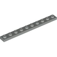 Lego Plate 1 x 10 / Light Gray