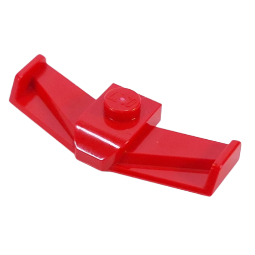 Lego Vehicle Body, Front Fender 1 x 4, Formula 1 / Red