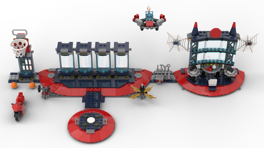 Lego Attack on the Spider Lair MOC